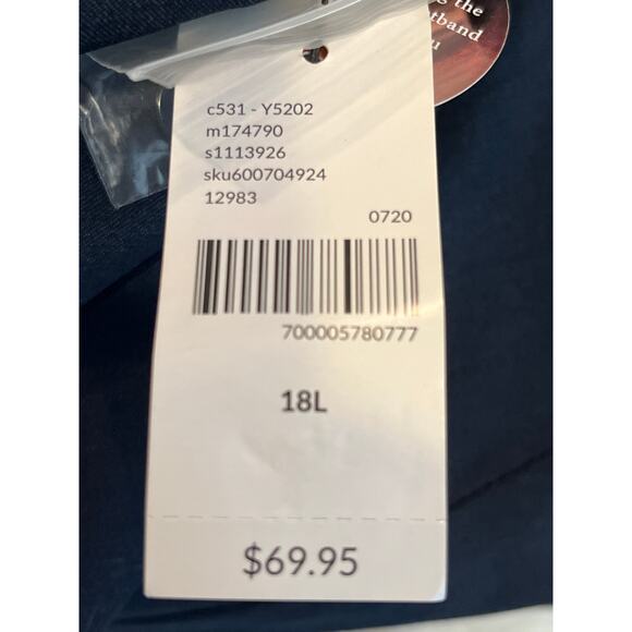 Lane Bryant NEW Black Boot Cut High Rise Pants Plus Size 18 Long - Picture 5 of 8